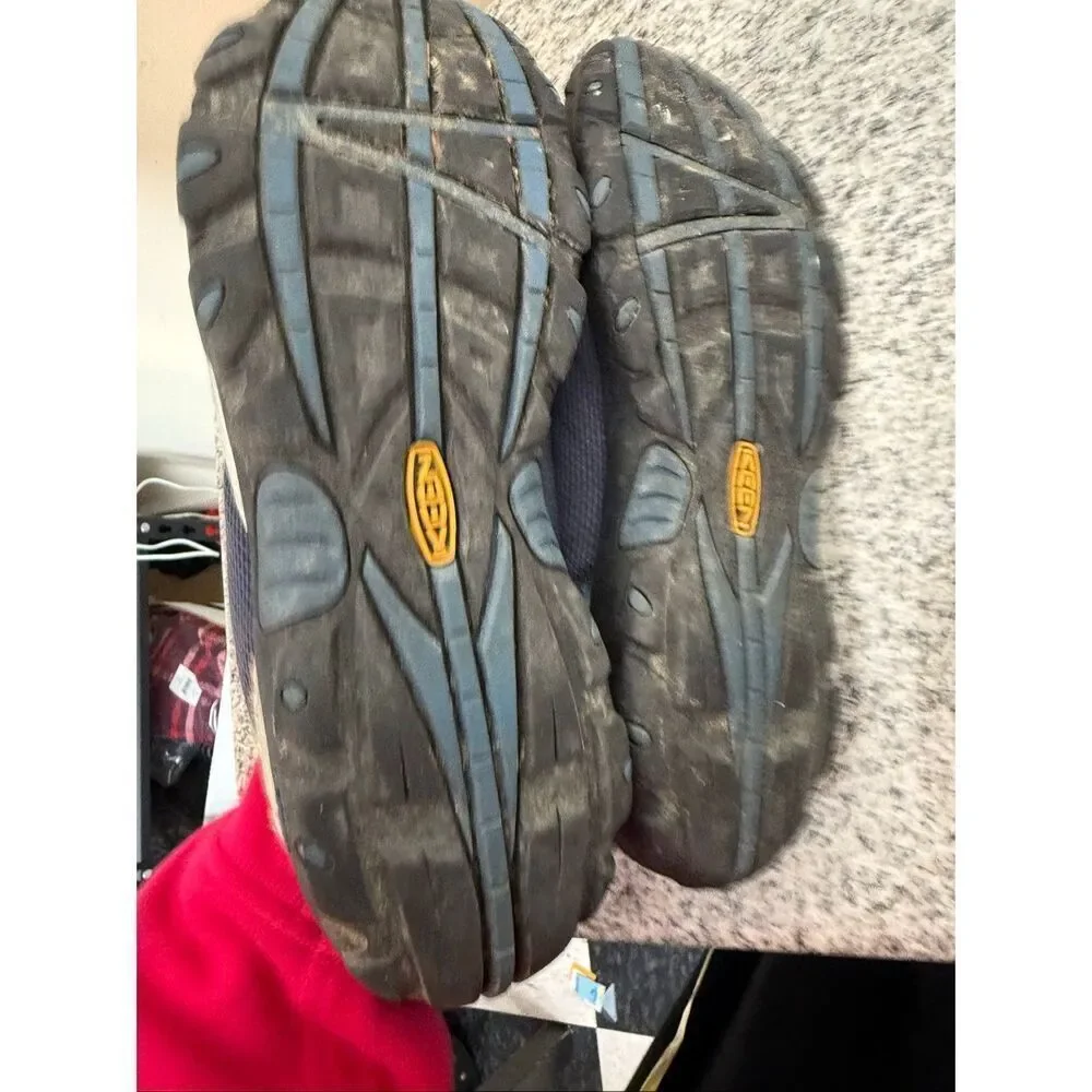 KEEN Chandler CNX Low Hiking Trail Shoes Blue Gray Women’s 5 / Youth 5.5